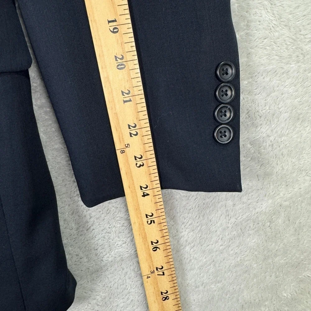 Joseph Feiss Mens 38S Short Classic Fit Navy Wool Suit Jacket Blazer Pants 32x30